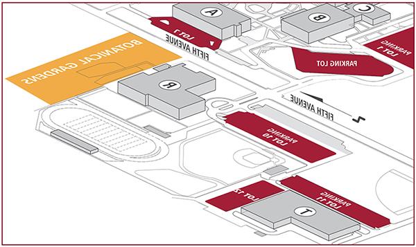 Botanical Gardens Map